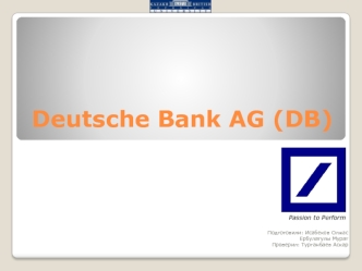 Deutsche Bank AG (DB)