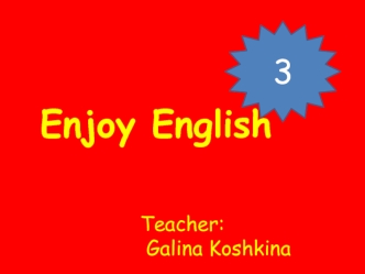 Enjoy English