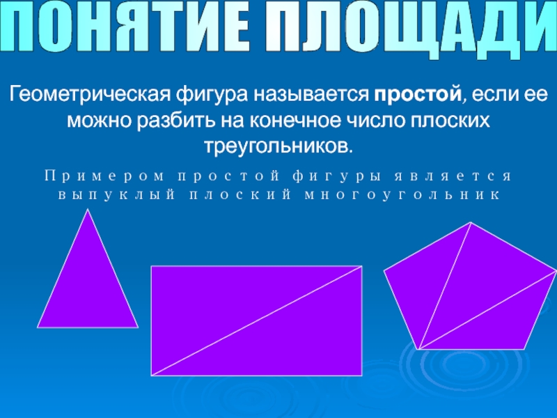 2 простая фигура. Понятие площади. Понятие площади фигуры. Понятие площади в геометрии. Сформулируйте понятие площади..