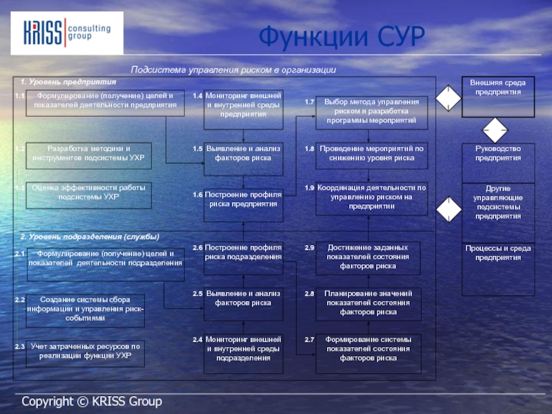 Область систем управления. Сур система управления рисками. Разработка программы управления рисками. Функции сур. Субъектов системы управления рисками.