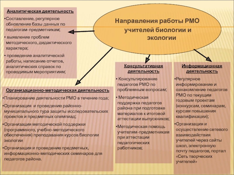 Деятельность по составлению. Выявленные проблемы методического характера. Аналитическая экология.