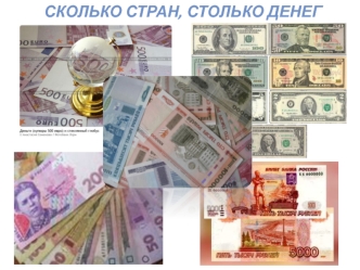 Сколько стран, столько денег