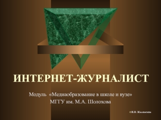 ИНТЕРНЕТ-ЖУРНАЛИСТ