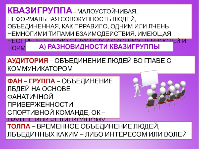 Квазигруппами в социологии называют. Малоустойчивая неформальная совокупность людей. Квазигруппа толпа. Квазигруппы примеры. Квазигруппа это в социологии.