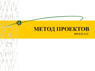 МЕТОД ПРОЕКТОВПОЛАТ Е.С.