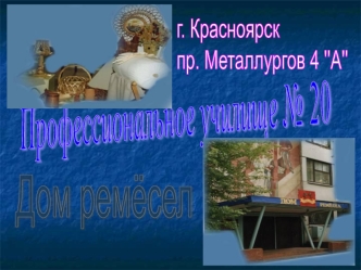 Профессиональное училище № 20
