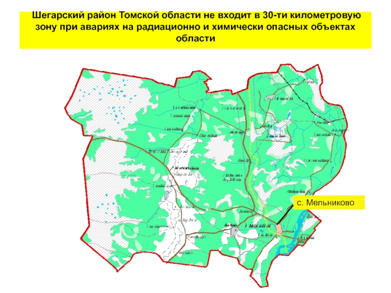 Подробная карта охотугодий томского района