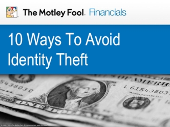 10 Ways To Avoid Identity Theft