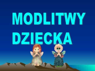 Modlitwy dziecka