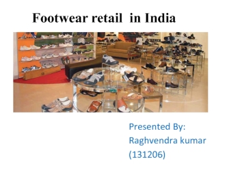 Footwear retail  in India