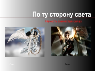 По ту сторону света