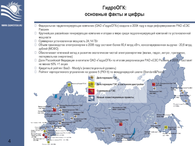 Публичное акционерное общество федеральная гидрогенерирующая компания русгидро