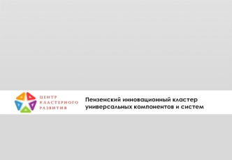 Пензенский инновационный кластер универсальных компонентов и систем