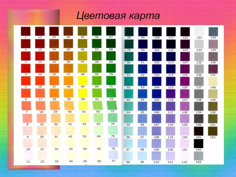 Карта цвета. Цветовая карта. Колористическая карта. Цветовая карта проекта.
