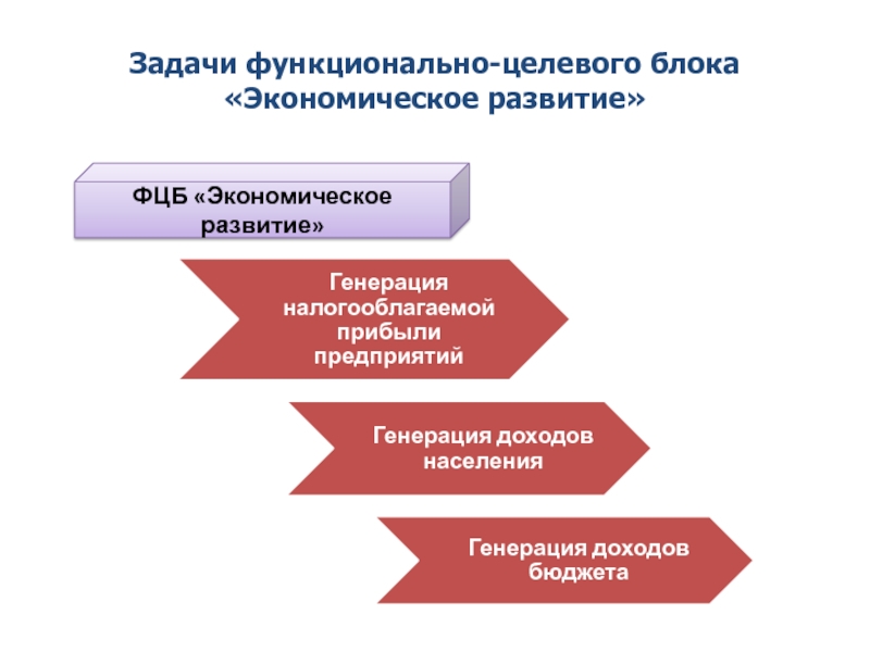 Функциональные задачи это. Экономические блоки.