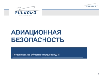 Авиационная безопасность. Первоначальное обучение сотрудников ДПП