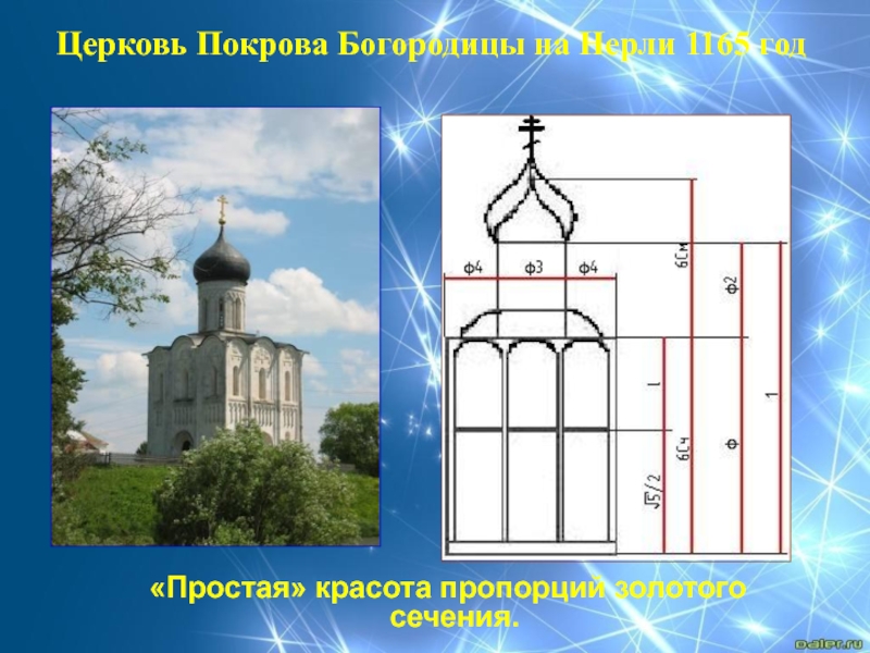 Православный крест золотое сечение чертеж