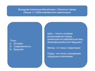 Урбанизированная цивилизация