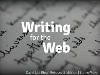 Writing for the Modern Web