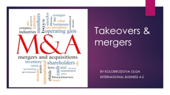 Takeovers & mergers