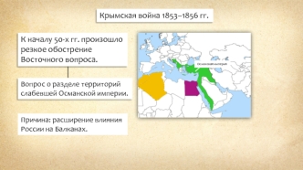 Крымская война 1853 - 1856 годов