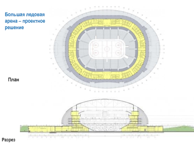 Чертеж ледовой арены