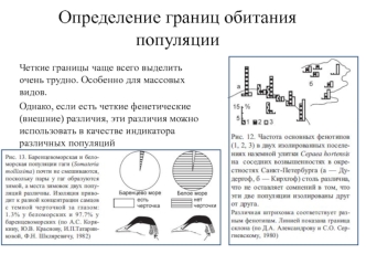 Определение границ обитания популяции