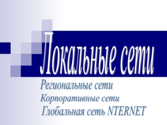 Локальные сети