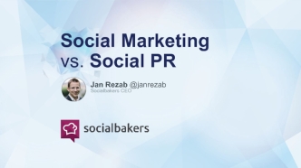 Social Marketing vs. Social PR