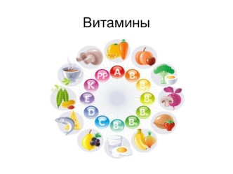 Витамины. Классификация витаминов