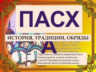Пасха. История, традиции, обряды