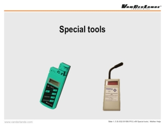 Special tools