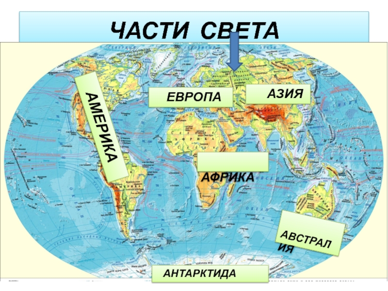 Определение океанов и материков. Части света. Ч̥а̥ю̥с̥т̥и̥ с̥в̥е̥т̥а̥. Части света на карте. Материки и части света.