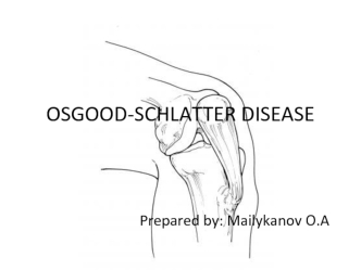 Osgood-schlatter disease