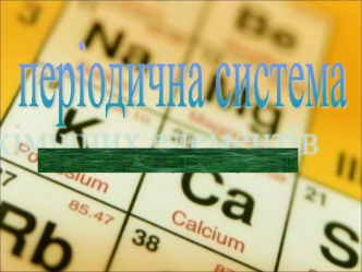 Періодична система хімічних елементів