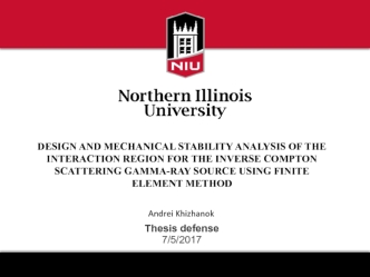 Design and mechanical stability analysis of the interaction region for the inverse compton scattering gamma-ray source