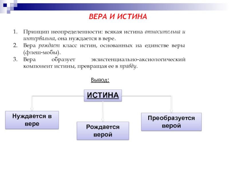 Вера и наука презентация