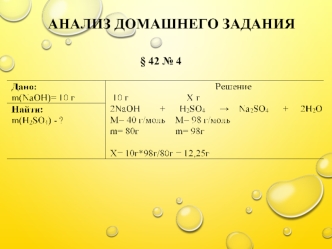 Химические свойства солей