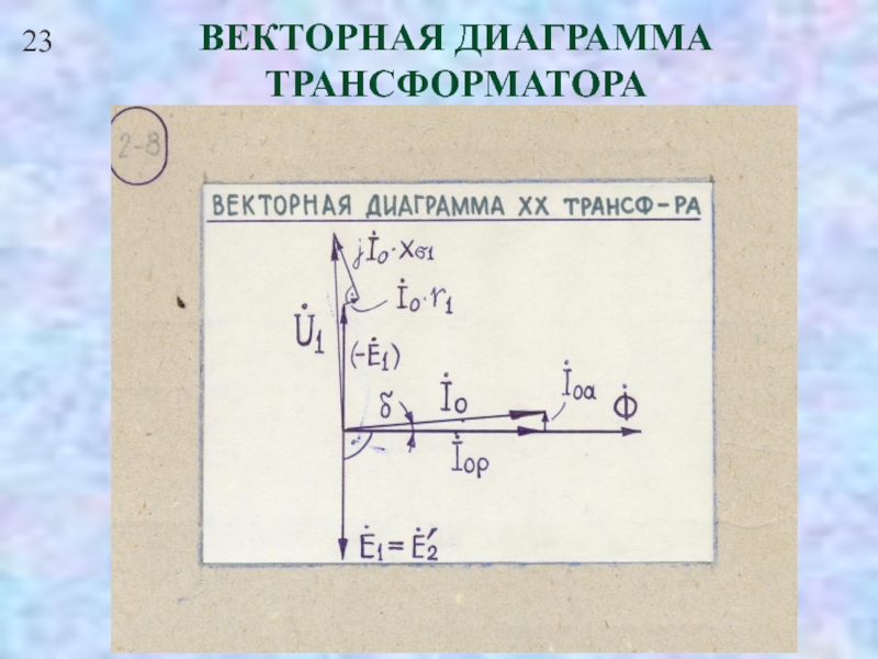 Как строится векторная диаграмма трансформатора