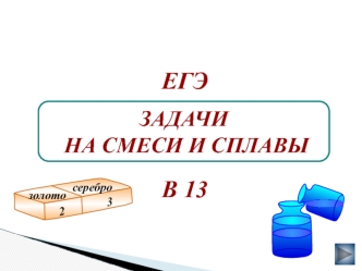 Способы решения задач на смеси и сплавы. Арифметический. Применение уравнения. Применение систем уравнений