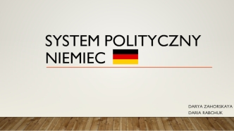 System polityczny Niemiec