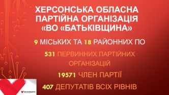 Херсонська обласна партійна організація ВО Батьківщина