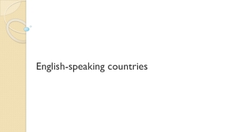 English-speaking countries