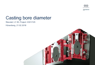 Casting bore Stavstal