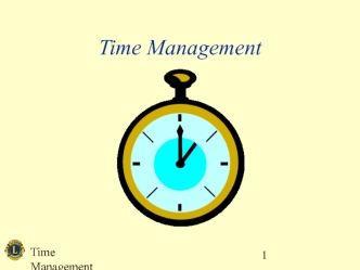 Time management