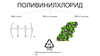 Поливинилхлорид. ПВХ в массе и суспензии