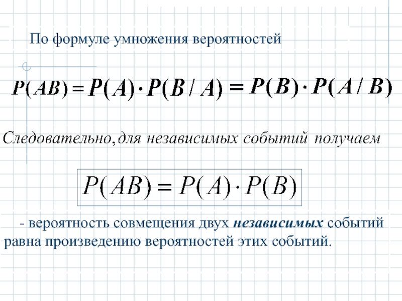 Независимые события умножение вероятностей 11 класс алимов презентация