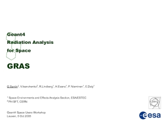 Radiation analysis for space GRAS