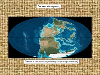 Пермский период. Земля в эпоху поздней перми (татарский век)
