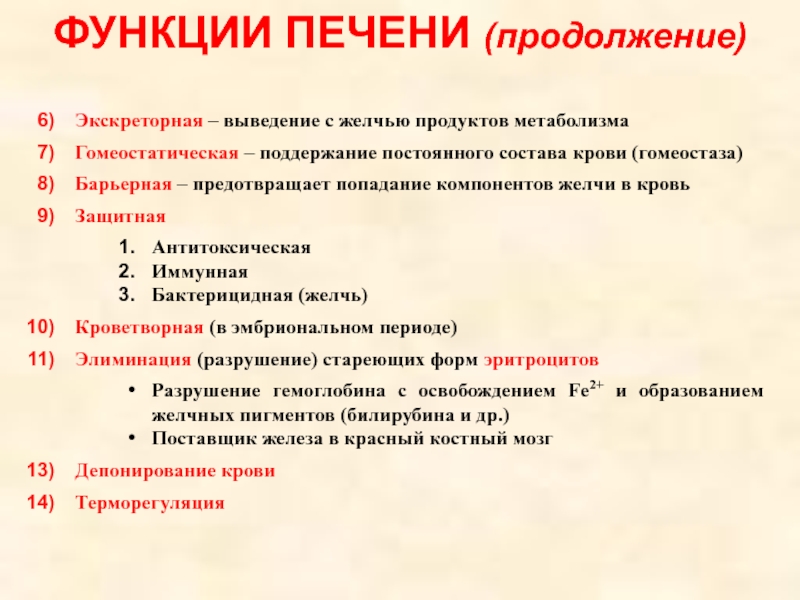 Функции печени и желчи. Функции печени в иммунной системе. Экскреторная функция печени. Антитоксическая функция печени. Имуннаяфункция печени.